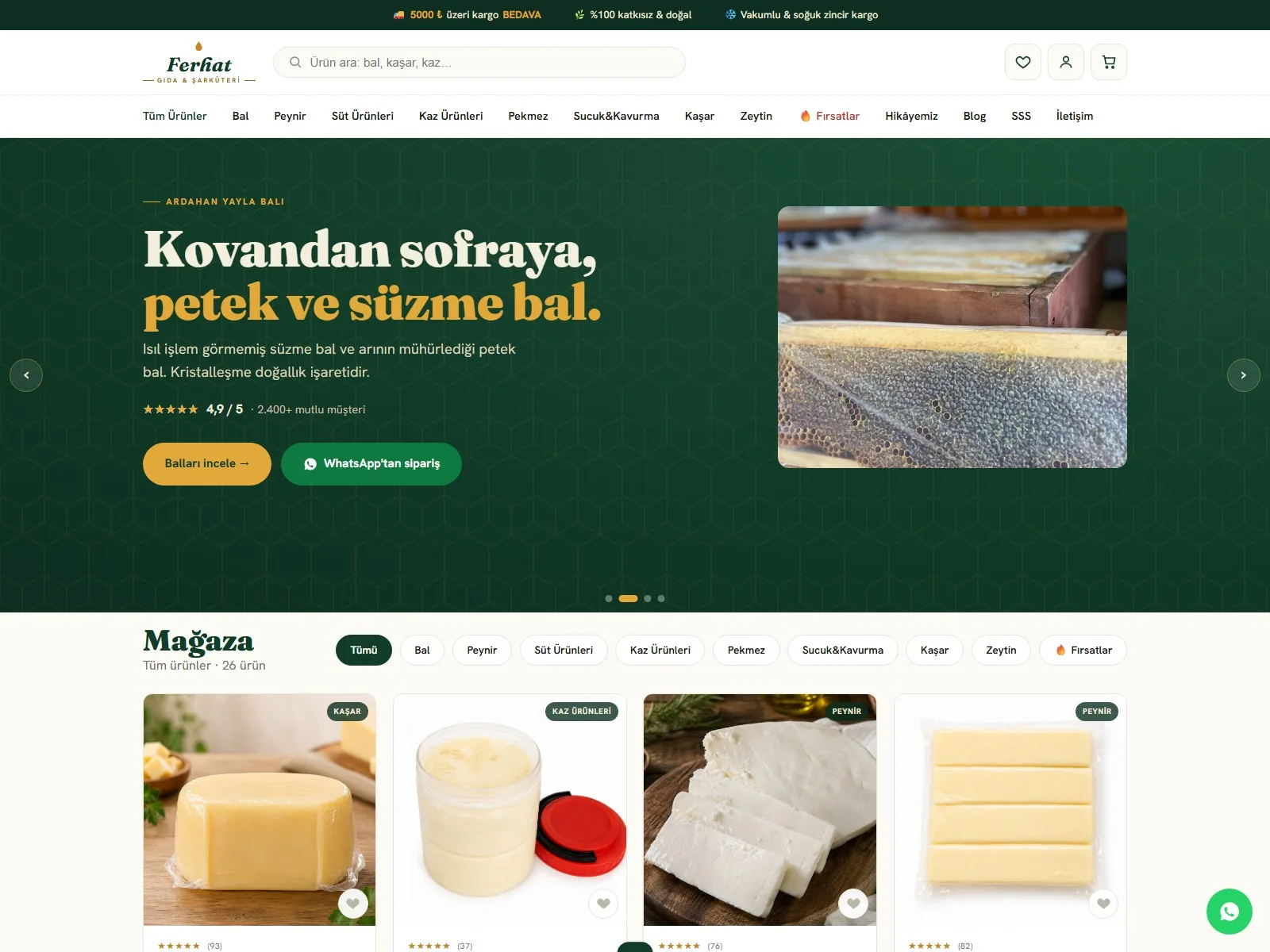 Ferhat Gıda & Şarküteri vaka çalışması görseli