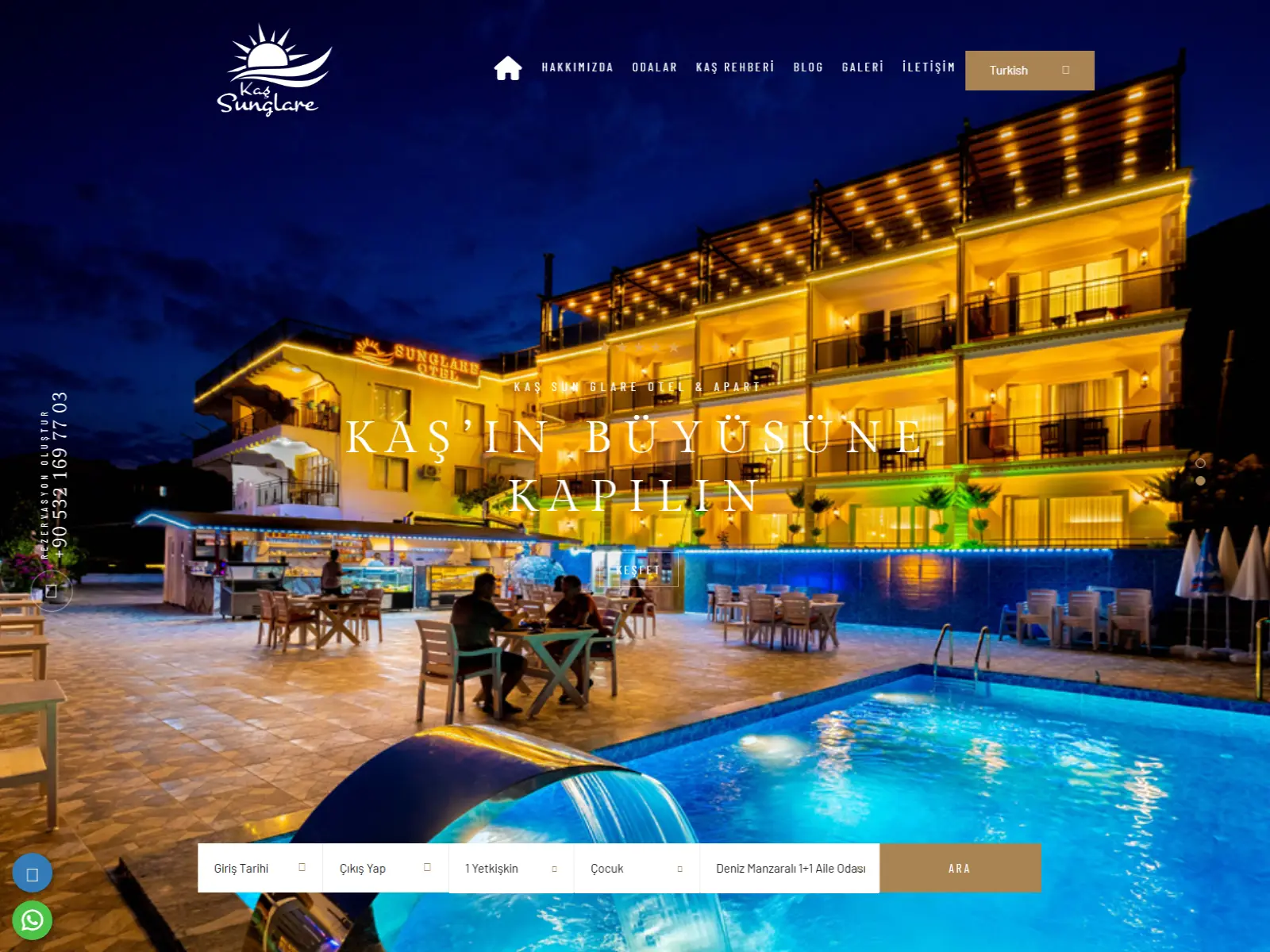 Kaş Sun Glare Otel vaka çalışması görseli